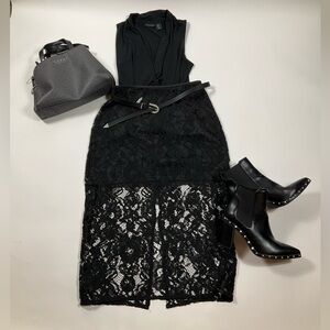 Jason Wu Lace Midi Skirt Size 4